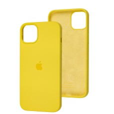 Чохол для iPhone 15 Pro silicone case canary yellow