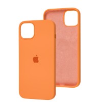 Чохол для iPhone 15 Pro silicone case papaya