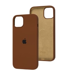 Чохол для iPhone 15 silicone case brown