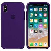 Чохол Silicone case для iPhone X/XS ultra violet