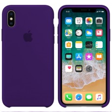 Чохол Silicone case для iPhone X/XS ultra violet