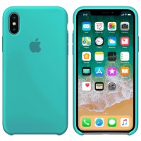 Чохол Silicone case для iPhone XS Max azure