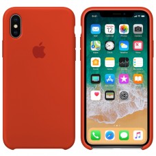 Чохол Silicone case для iPhone XS Max orange