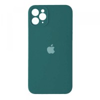 Чохол Silicone Case Full Camera Square side для iPhone 11 Pro Pine green