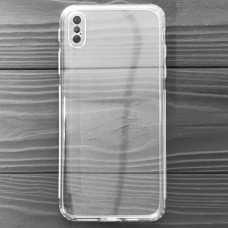 Силікон 0.5mm із заглушками+захист камери iPhone XS Max Clear