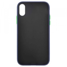 Чохол Накладка Gingle Matte Case iPhone X/XS blue/green