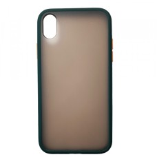 Чохол Накладка Gingle Matte Case iPhone XR pacific green/orange