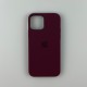 Чохол Silicone Case з MagSafe для iPhone 12/12 Pro Plum