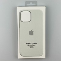 Чохол Silicone Case з MagSafe для iPhone 12 Pro Max White