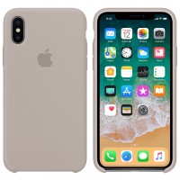 Чохол Silicone case для iPhone X/XS stone