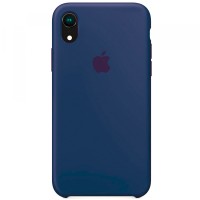 Чохол Silicone case для iPhone XS Max deep navy