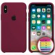 Чохол Silicone Case Full для iPhone XS Max marsala