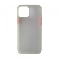 Чохол Накладка Gingle Matte Case iPhone 12 Pro Max white/red
