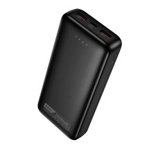 Повербанк портативний акумулятор Power bank Hoco DB130 Tridentis fully compatible power PD30W 20000 mAh Black