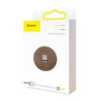 Перехідник baseus zinc magnetic adapter Type C (camxc-e)