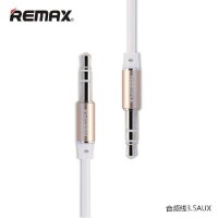 Кабель Remax AUX RM-L100 3.5 mini Jack male to male 1.0м білий
