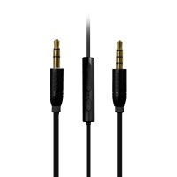 AUX-кабель НОСО UPA05 Yueyin (with Mic & Vol Controller) 1m Black
