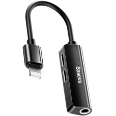 Аудіо-перехідник Baseus 3-in-1 iP Male to Dual iP & 3.5mm Female Adapter L52 (CALL52-01, CALL52-S1, CALL52-91, CALL52-17)