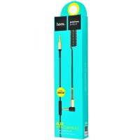 Кабель (подовжувач) AUX Hoco UPA02 Spring audio cable with mic 2m