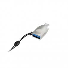 Перехідник-OTG HOCO UA10 Micro-USB Adapter Silver-Nickel