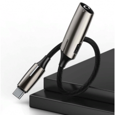 Кабель Baseus 2-in-1 Type-C Male to Type-C &amp; 3.5mm Female Adapter L60 Tarnish (CATL60-0A)