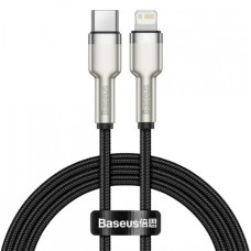 PD Кабель Baseus Cafule Series Metal Data Cable Type-C to iP Lightning PD 20W 2m Black CATLJK-B01