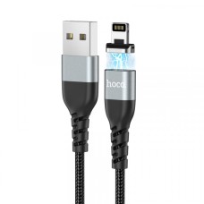 Кабель HOCO U96 Traveller MAGNETIC charging&amp;data for Lightning 2,4A/1,2m. Black