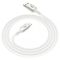 Кабель HOCO X66 Howdy Charging Data Cable Lightning 1m. White