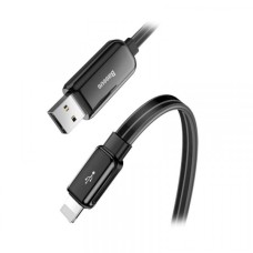 USB кабель Baseus Glowing Data cable USB For Lightning Black CALLG-01