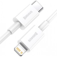 PD кабель Baseus Superior Series Fast Charging Data Cable Type-C to Lightning PD 20W 0.25m White CATLYS-02