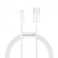 USB кабель Baseus Superior Series Fast Charging Data Cable USB to Lightning 2.4A 1m White CALYS-A02