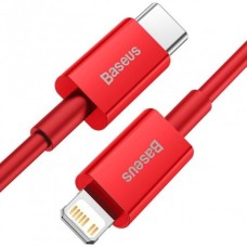 PD кабель Baseus Superior Series Fast Charging Data Cable Type-C to iP Lightning PD 20W 1m Red CATLYS-A09