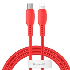Кабель USB Baseus Colorful Type-C to lightning 18W 1.2m dreen червоний