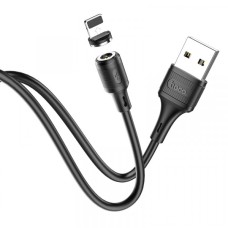 Кабель HOCO X52 Sereno magnetic charging cable for Lightning 2A/1m. Black