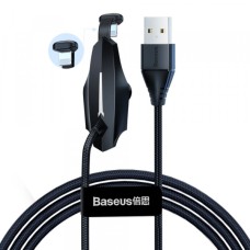 USB кабель Baseus Colorful Suction Mobile Game Data Cable USB For iP 1.5A 2m Black CALXA-B01