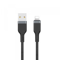 USB кабель WiWU Platinum PT01 Lightning cable 2,4A 3m Black