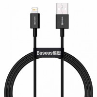 USB кабель Baseus Superior Series Fast Charging Data Cable USB to Lightning 2.4A 2m Black CALYS-C01