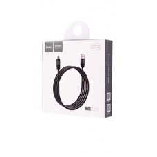 Кабель USB Hoco U27 Golden Sheild microUSB 1.2m сірий