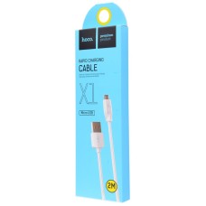 Кабель USB Hoco X1 microUSB Rapid 2m білий
