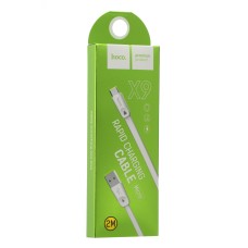 Кабель Hoco X9 Rapid microUSB (2 m) білий