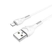 Кабель HOCO X37 Cool Power Lightning 2,4A/1m. White