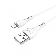 Кабель HOCO X37 Cool Power Lightning 2,4A/1m. White