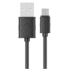 Кабель USB Baseus microUSB Yaven 2.1A 1m чорний