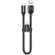 Кабель Type-C Baseus U-shaped portable2.4A чорний