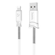 Кабель USB Hoco X24 Lightning 1m білий