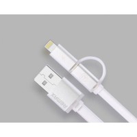 Кабель Remax Aurora Combo Lightning/micro 1м чорний