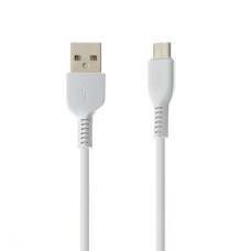Кабель USB Hoco X20 microUSB 2m білий