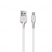 Кабель HOCO X13 Easy Charged Lightning 2A/1m White