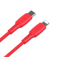 PD кабель Baseus Colorful Cable Type-C для iP 18W 1.2m Red CATLDC-09