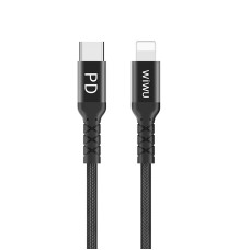 Кабель WiWU Type C для Lightning MFI Data Sync Charging Cabele WP101 (Black)